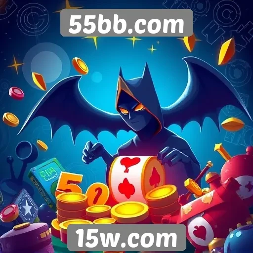 Variedade de jogos disponíveis em 55bb.com